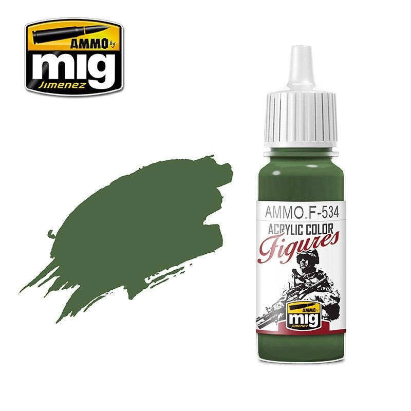 Ammo By Mig Figures Paints Olive Green 17ml