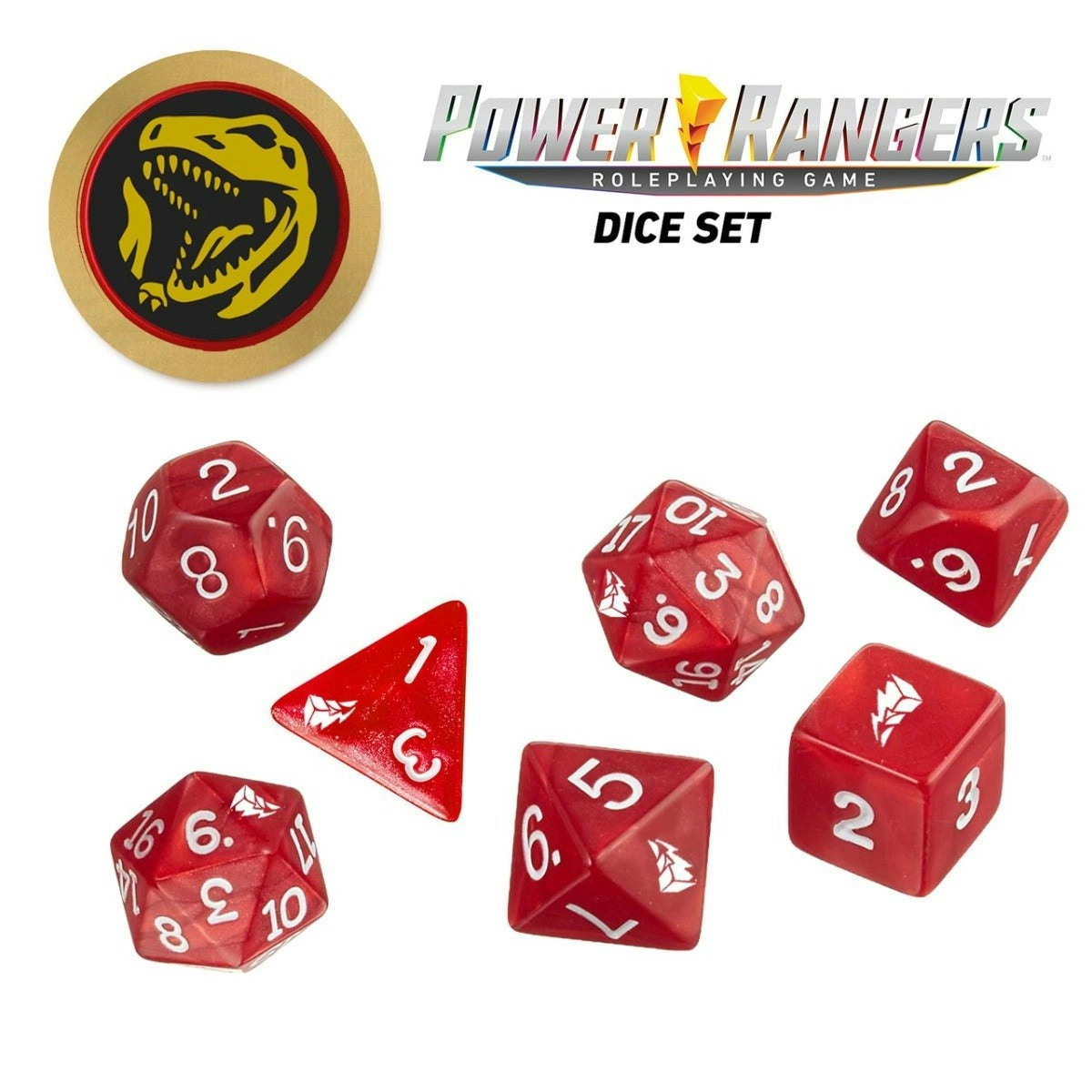 Power Rangers RPG - Red Dice Set