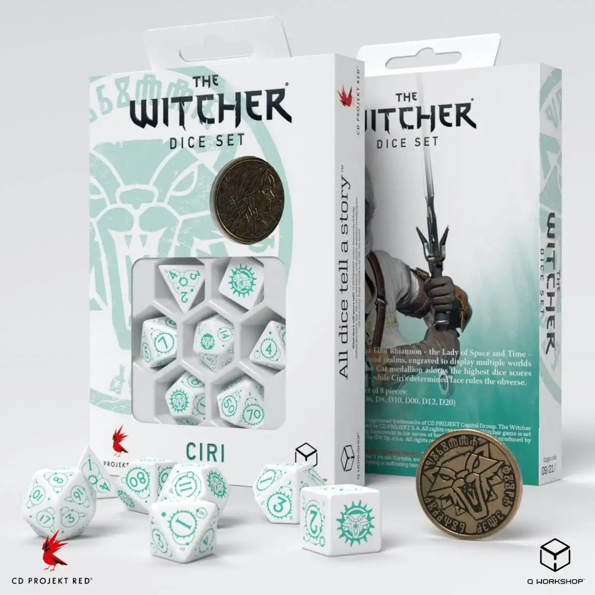 Q Workshop - The Witcher Dice Set Ciri - The Law Of Surprise