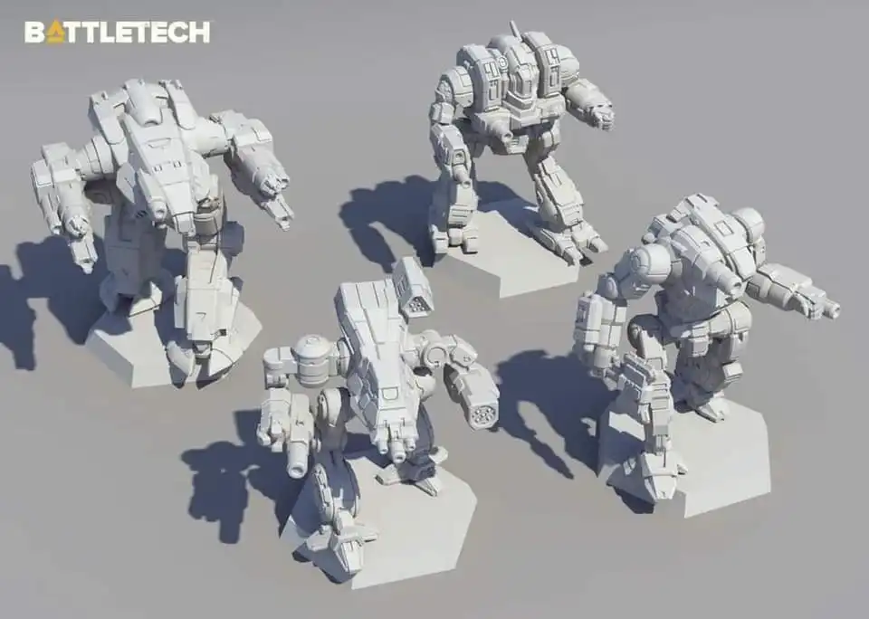 Battletech Inner Sphere Heavy Battle Lance