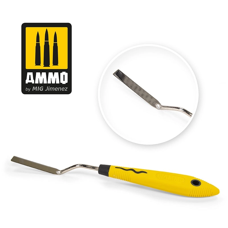 Ammo By Mig Accessories - Flat Rectangle Palette Knife