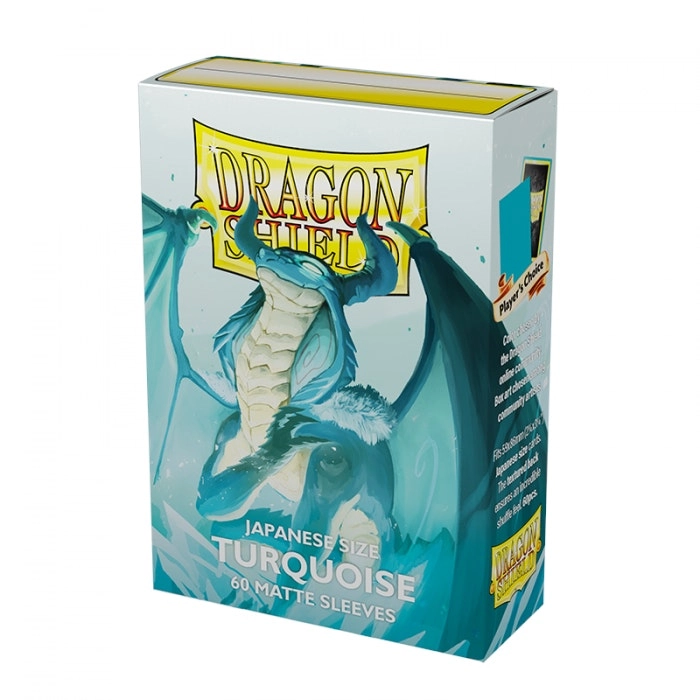 Sleeves - Dragon Shield Japanese - Box 60 - Turquoise Yadolom Matte