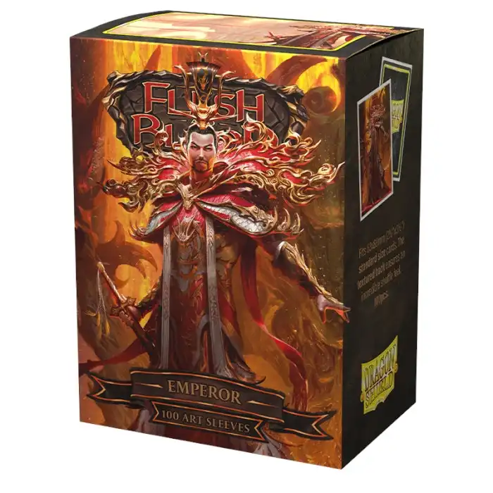 Sleeves - Dragon Shield - Box 100 - Matte Art - Flesh and Blood Emperor