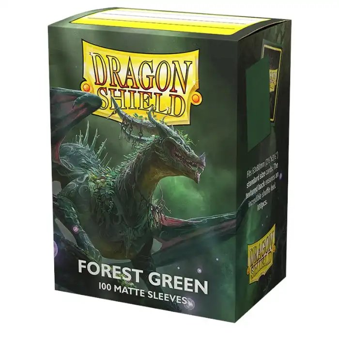 Sleeves - Dragon Shield Japanese - Box 60 - Forest Green Matte