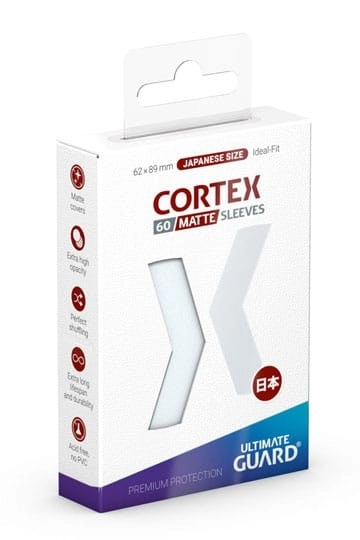 Ultimate Guard Cortex Sleeves Japanese Size Matte Transparent (60)