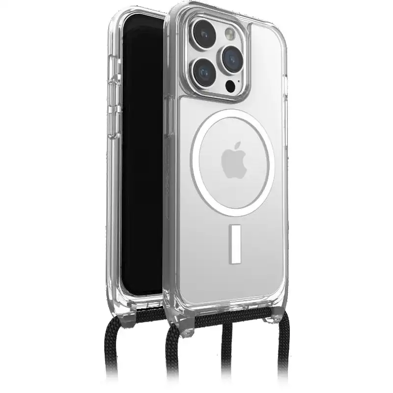 Otterbox React Necklace Case For Iphone 15 Pro Max - Clear