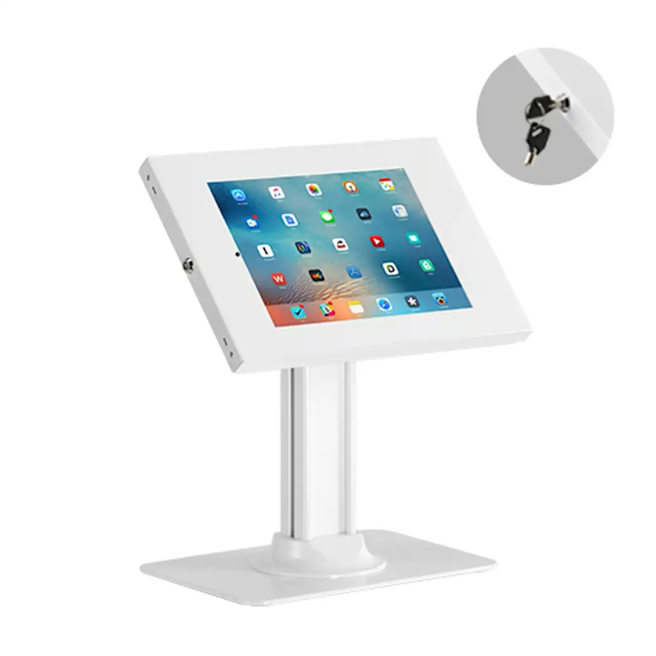 Brateck Anti-theft Countertop Tablet Holder 9.7  To 11  - White