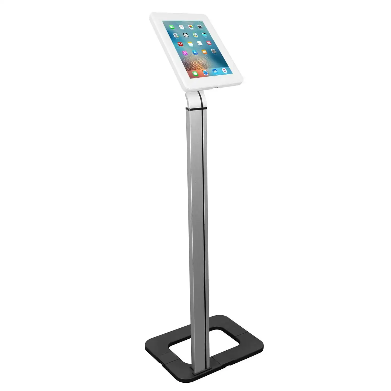 Brateck Anti-theft Tablet Kiosk Floor Stand 9.7  To 10.1  - Grey