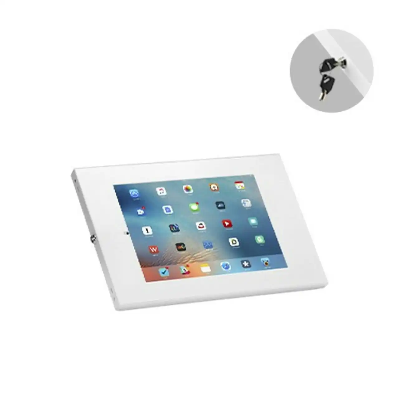 Brateck Anti-theft Wall-mounted Tablet 9.7  To 11  - Matte White