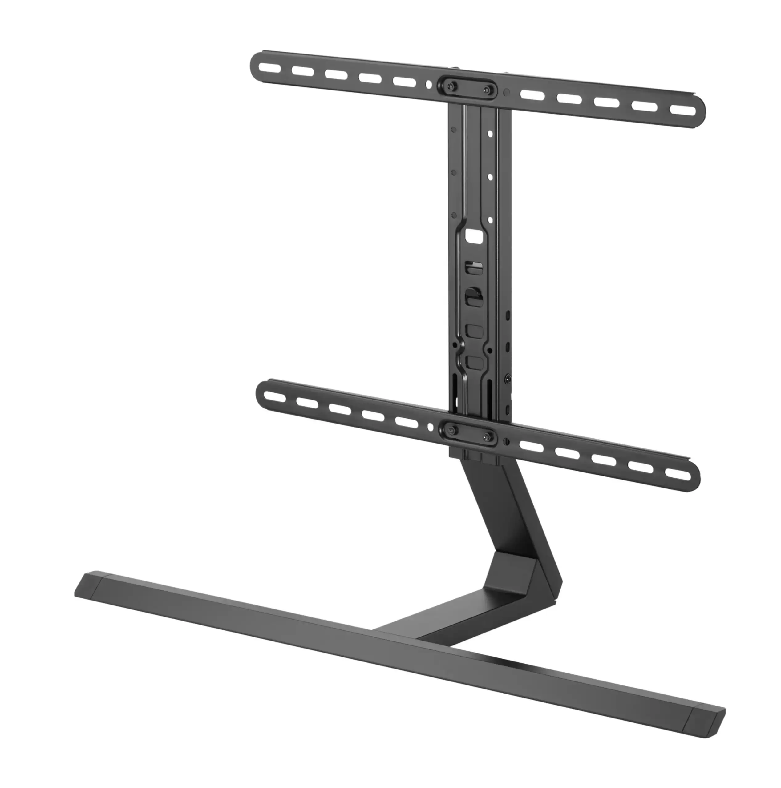 Brateck Contemporary Pedestal Tabletop Tv Stand 37"-75" - Black