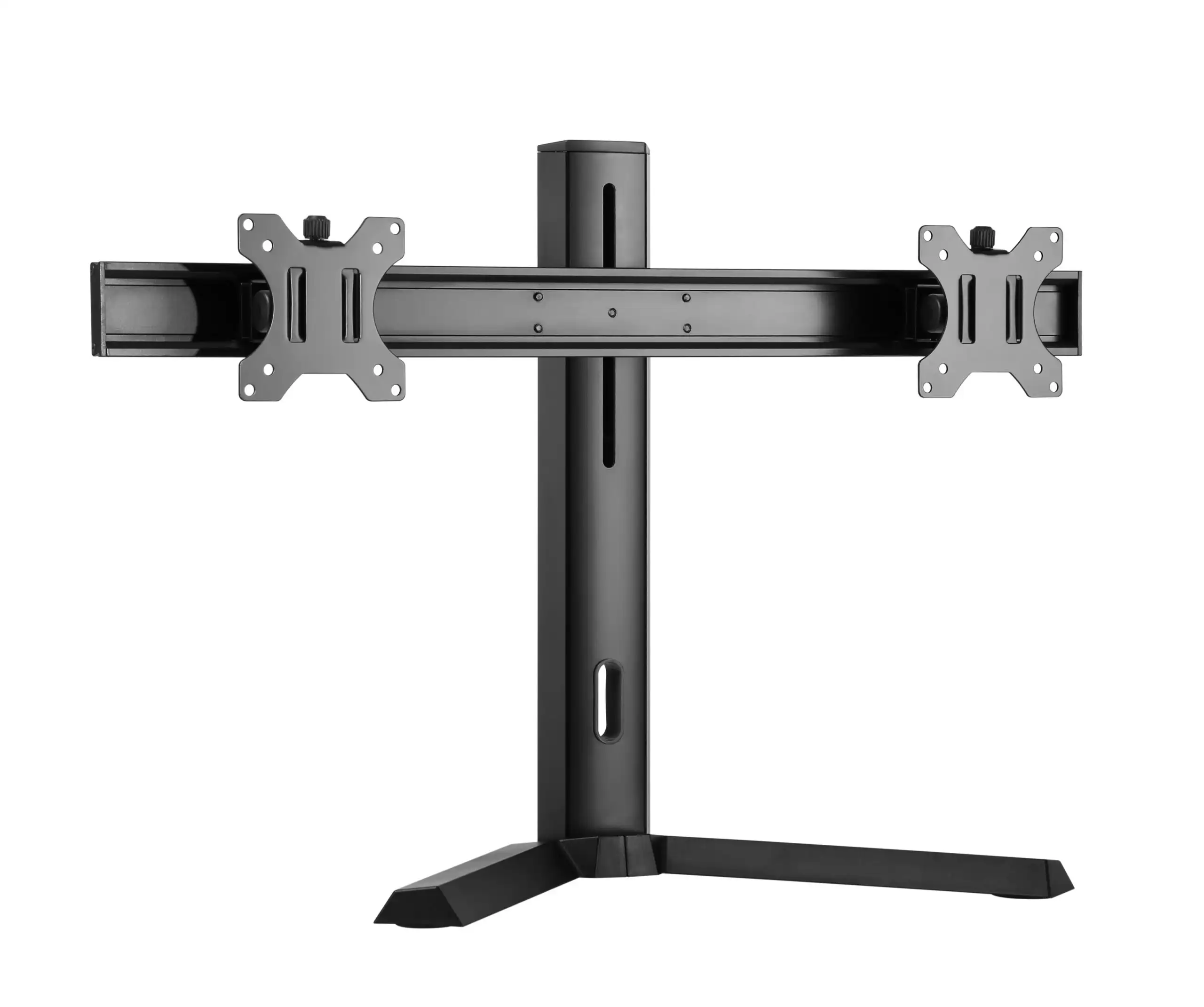 Brateck Dual Screen Classic Pro Gaming Monitor Stand - Black