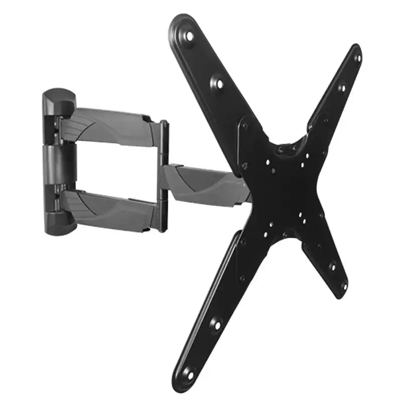 Brateck Slim Full Motion Curved & Flat Panel Tv Wall Mount - Black