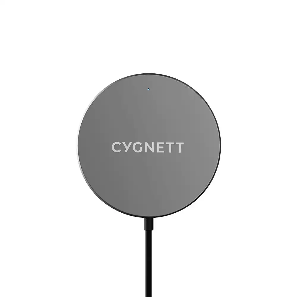 Cygnett Magcharge Magnetic Wireless Charging Cable (2m) - Black