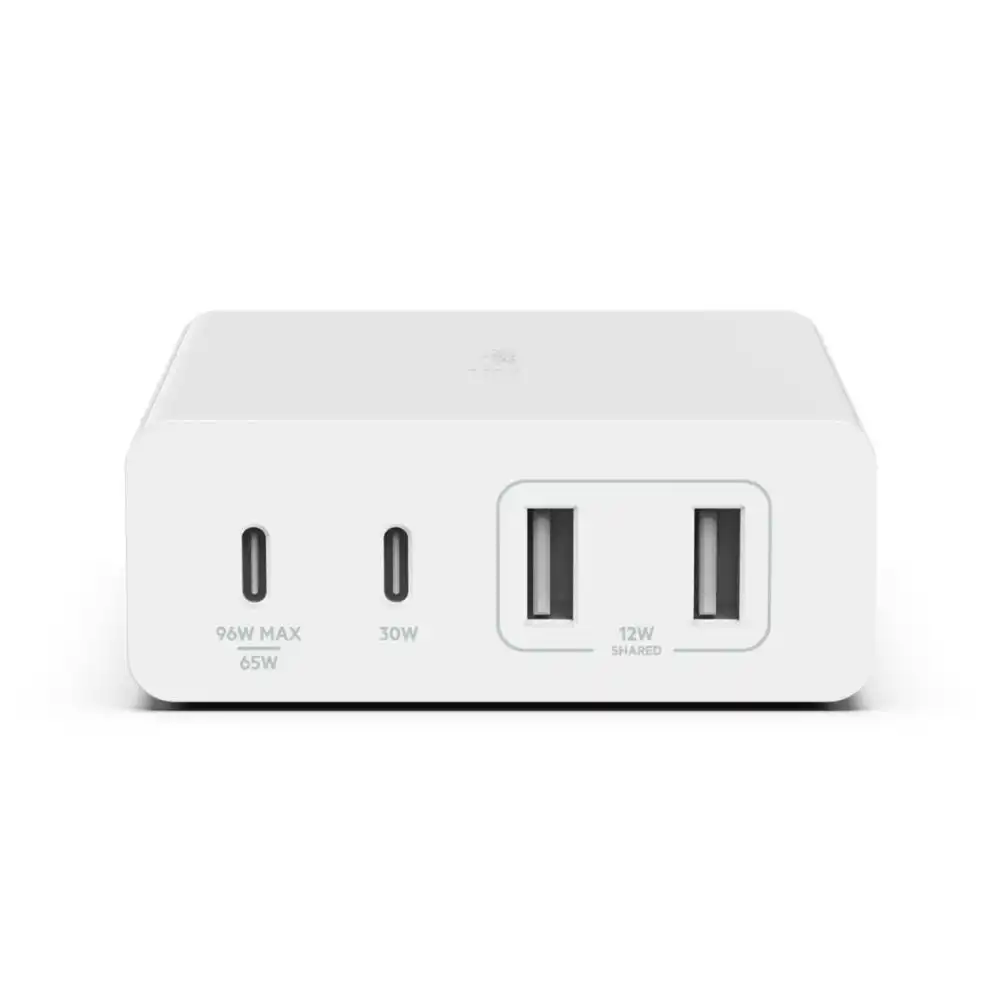 Belkin Boost Charge Pro 4-port Gan Charger (108w) - White