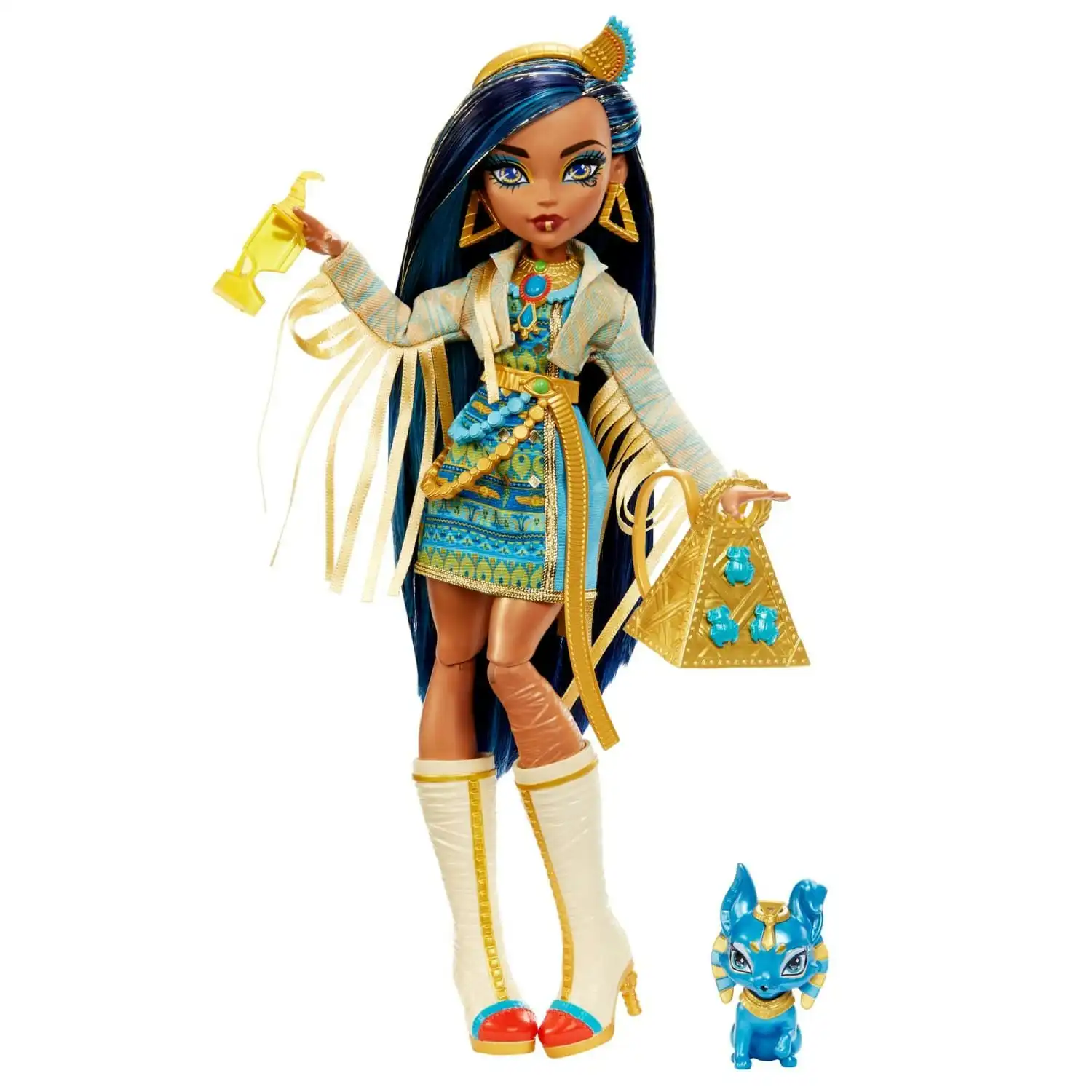 Monster High - Cleo De Nile Doll With Pet And Accessories