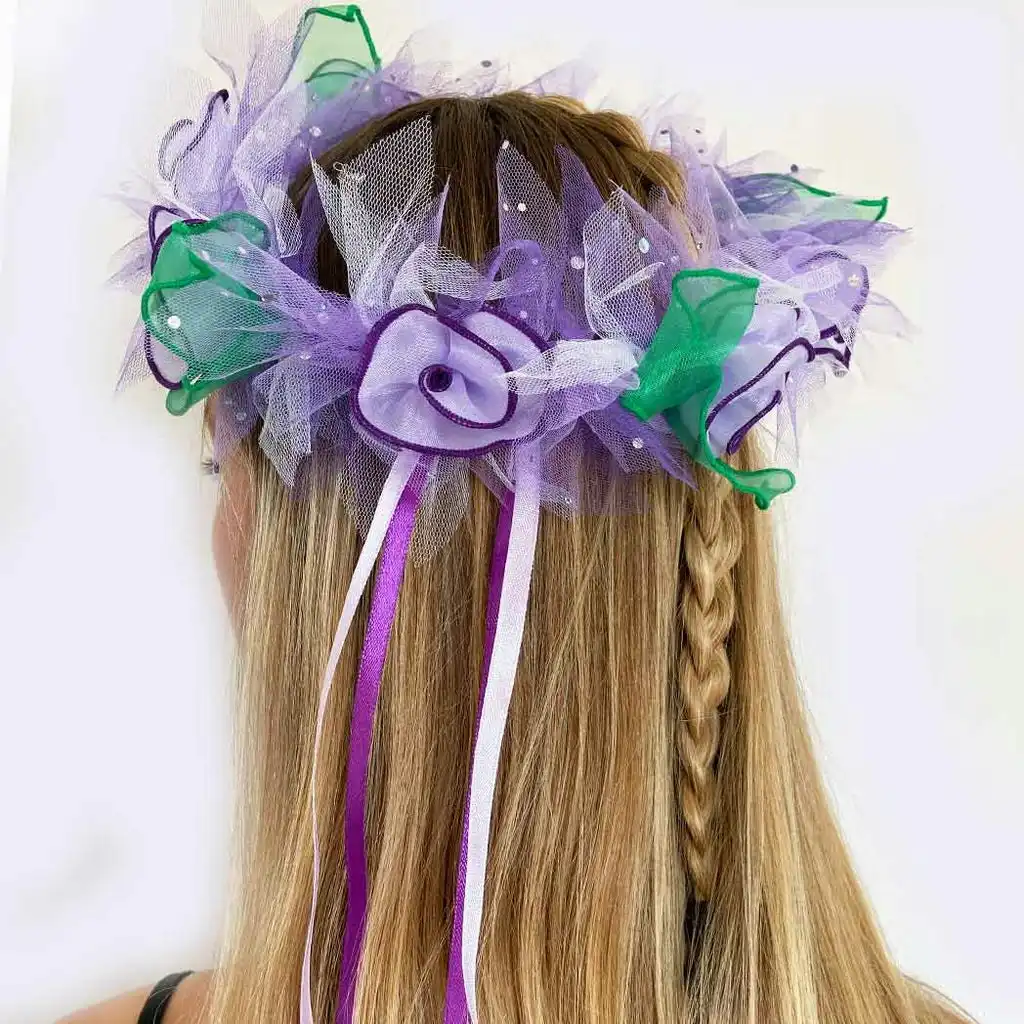 Fairy Girls - Costume Bloom Garland Lavender
