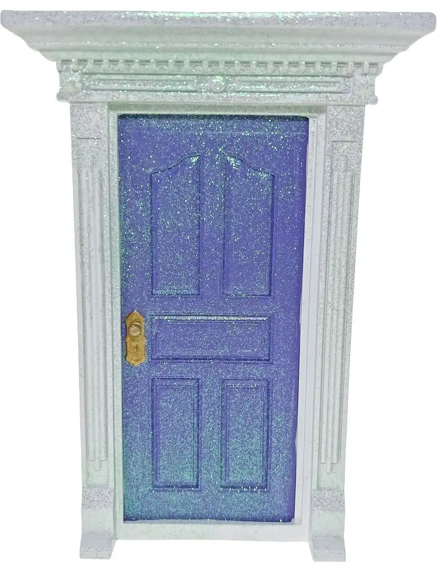 Cotton Candy -  Purple Glitter Secret Fairy Door