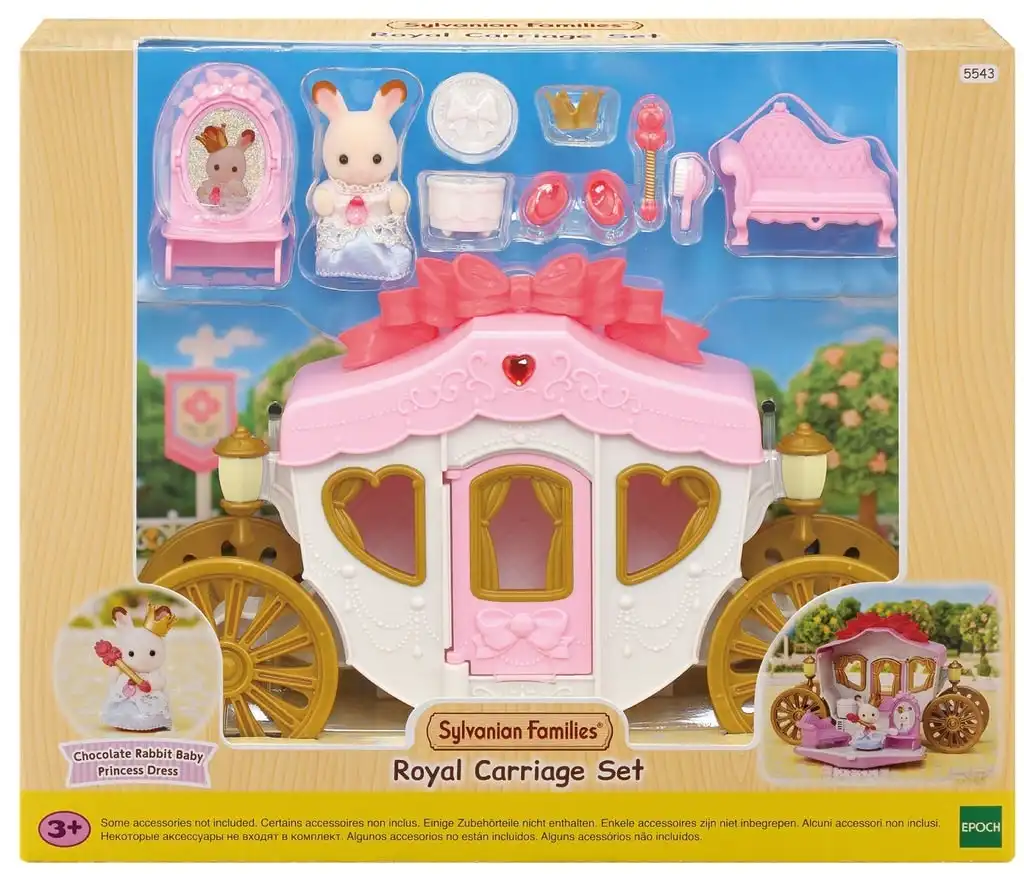 Sylvanian Families - Royal Carriage Set Animal Doll Playset