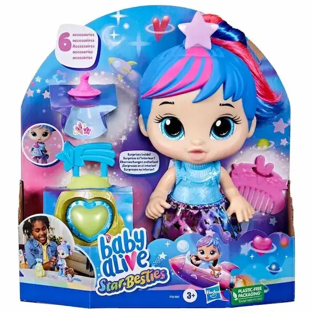 Baby Alive - Star Besties Doll Stellar Skylar Space Themed Baby Alive - Doll with Accessories