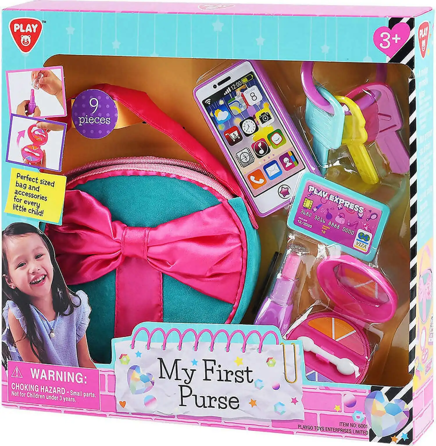 Playgo Toys Ent. Ltd. - My First Purse 9 Pieces