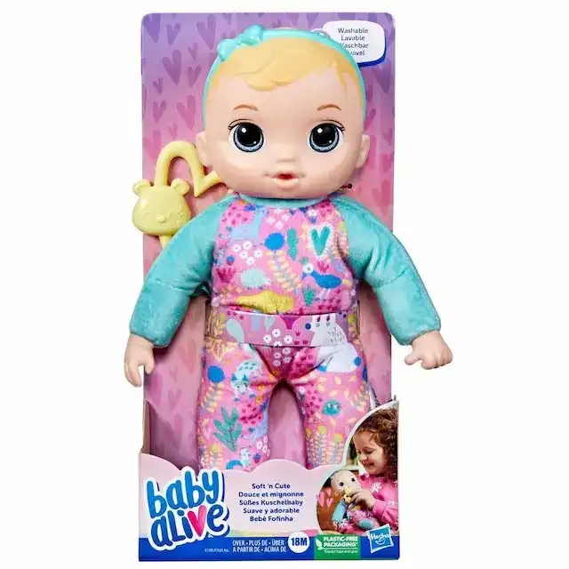 Baby Alive - Soft n Cute Blonde Doll