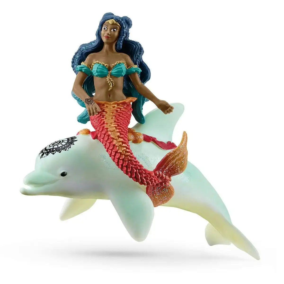 Schleich - Isabelle On Dolphin Mermaid Figurine