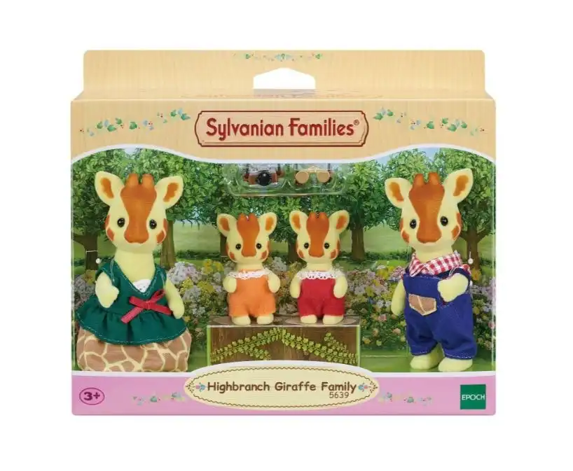 Sylvanian Families - Highbranch Giraffe Family Animal Doll Playset