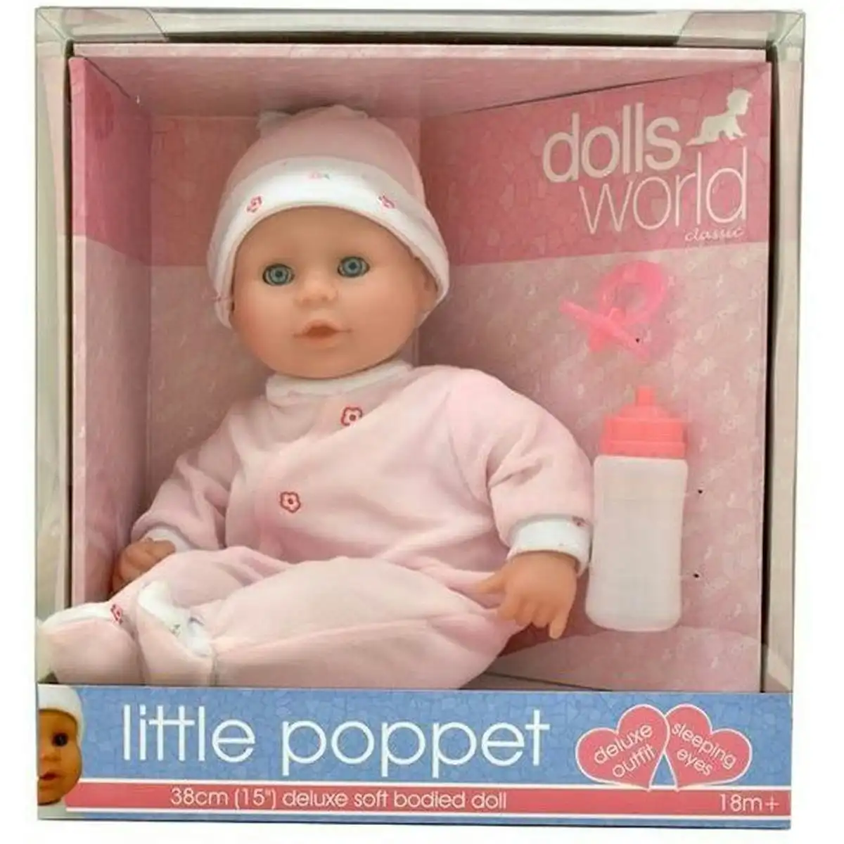 DollsWorld - Little Poppet 38cm Pink