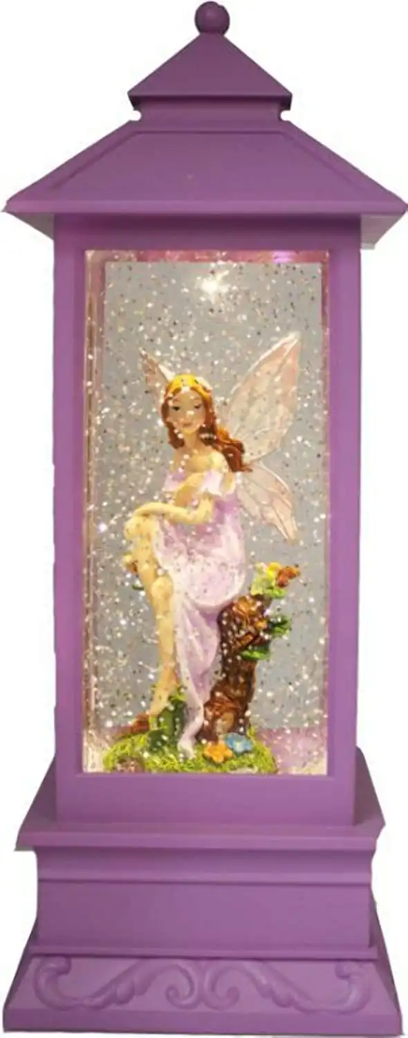 Cotton Candy - Glitter Lantern Purple With Fairy