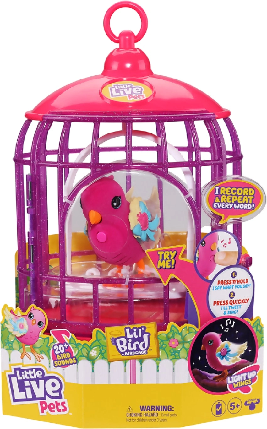 Little Live Pets - Lil' Bird & Bird Cage - Tiara Twinkles