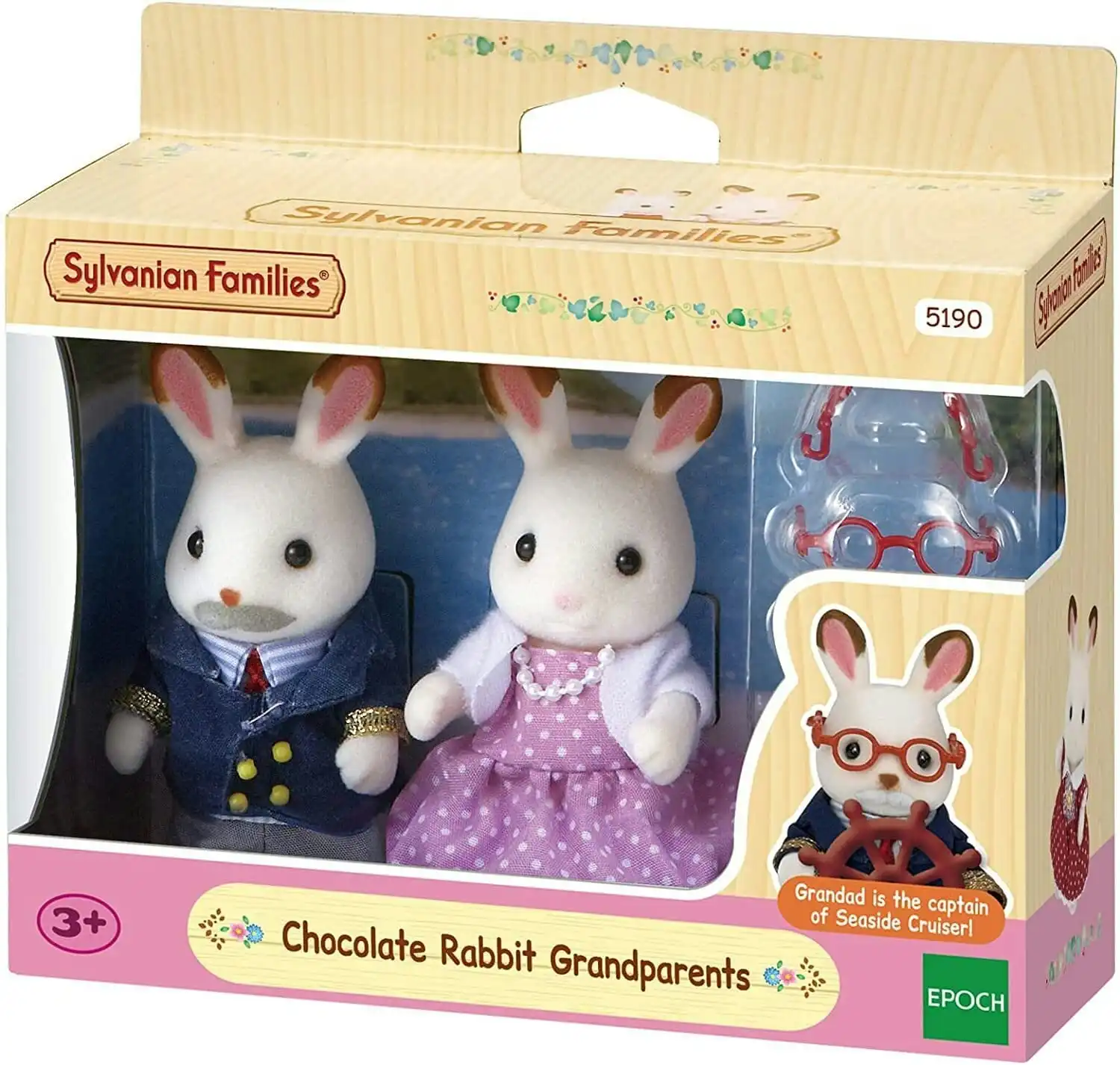 Sylvanian Families - Chocolate Rabbit Grandparents Animal Doll Playset