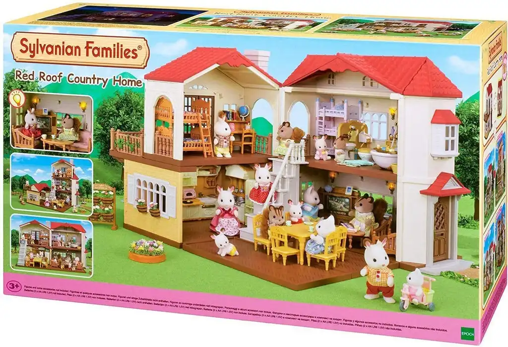 Sylvanian Families - Red Roof Country Home Animal Doll Playset