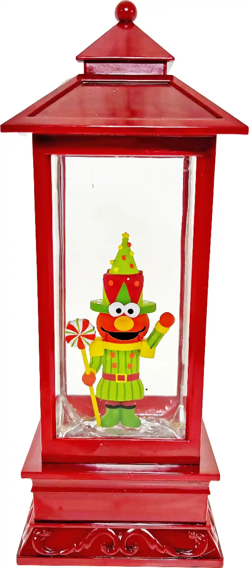 Cotton Candy - Xmas Sesame St. Elmo Nucracker Lantern