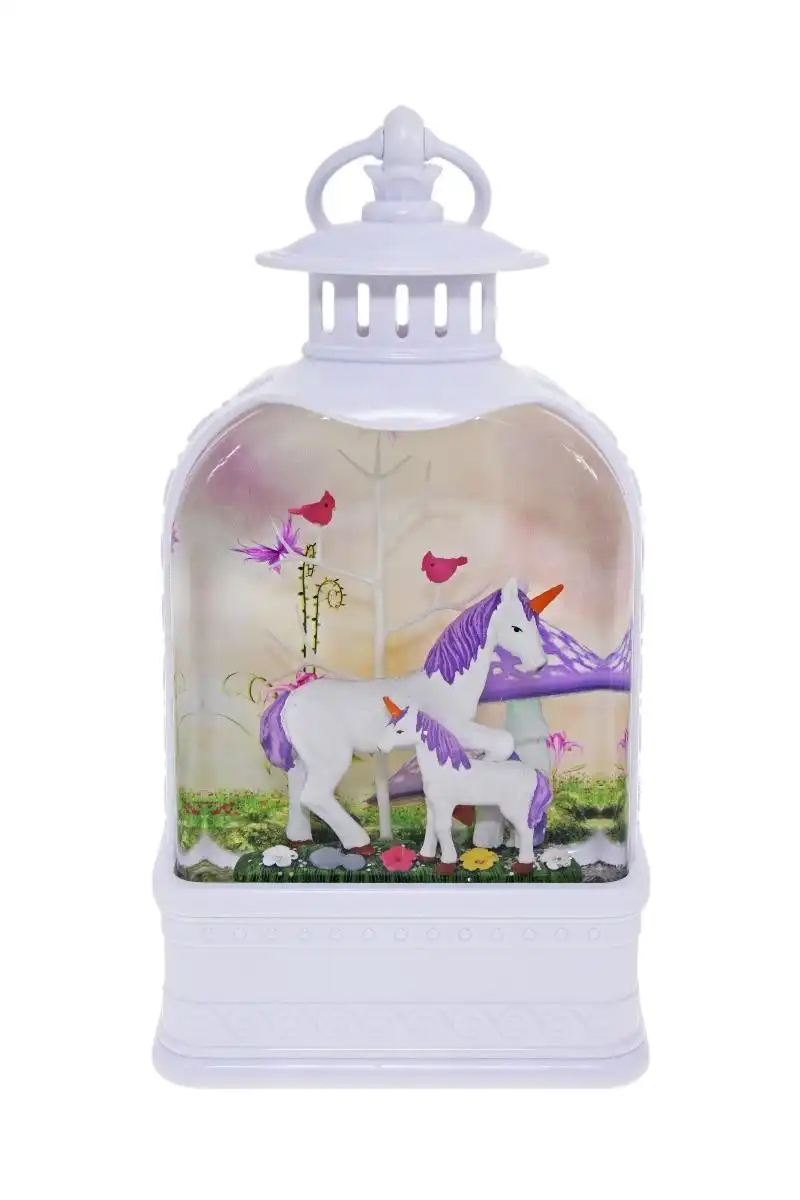 Cotton Candy - Lantern Purple Unicorn Family Medium