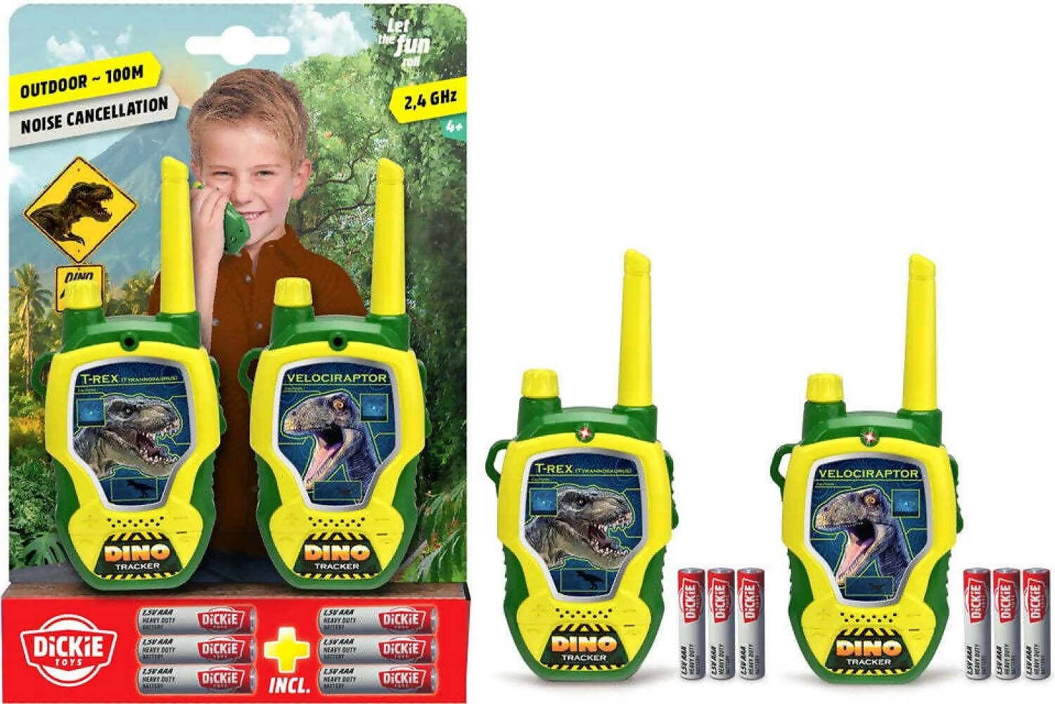 Dickie Toys - Walkie Talkie Fun Dino Patrol