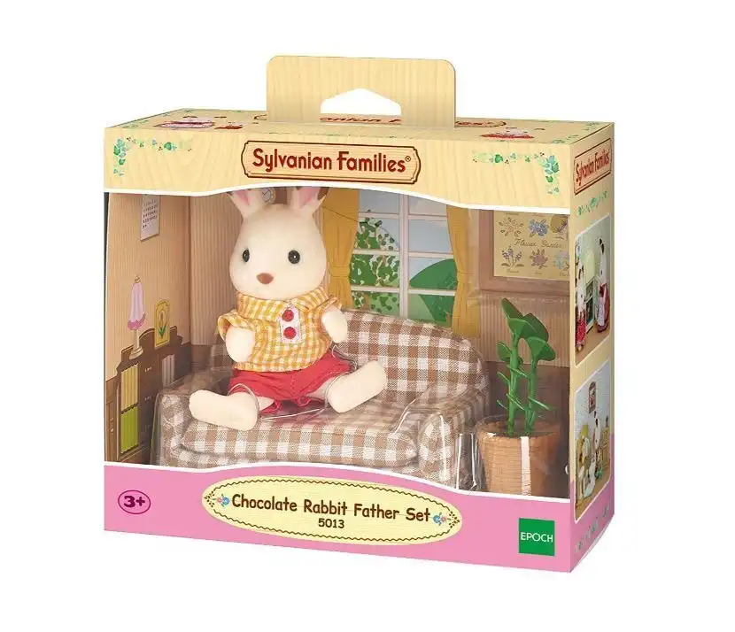 Sylvanian Families - Chocolate Rabbit Father  Animal Doll Playset