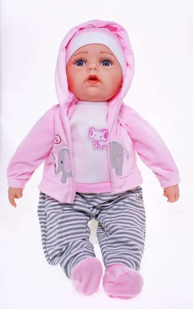 Cotton Candy -  Baby Doll  Aria With Light Pink Hoodie Soft Body 50cm