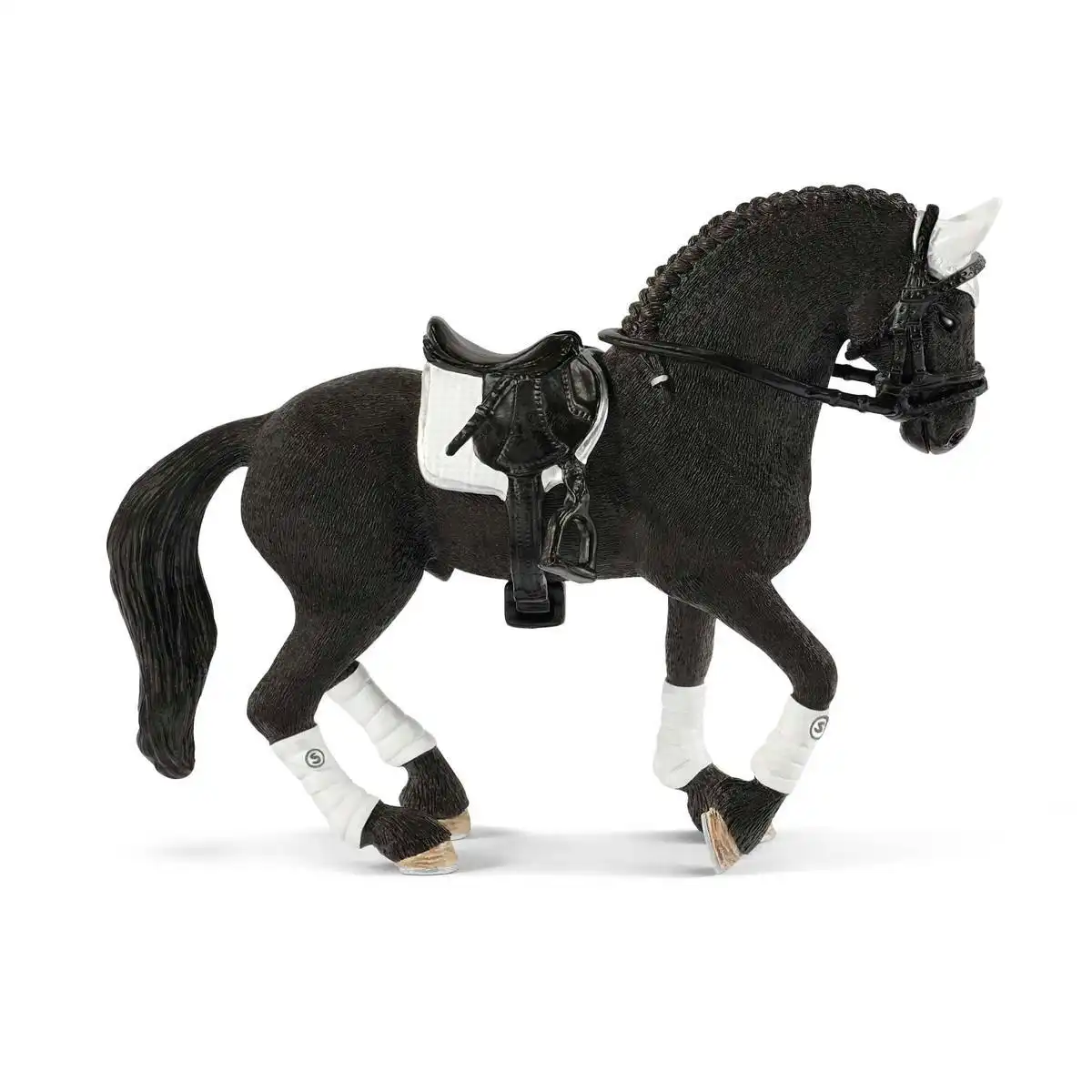 Schleich - Frisian Stallion Riding Tournament Horse  Figurine