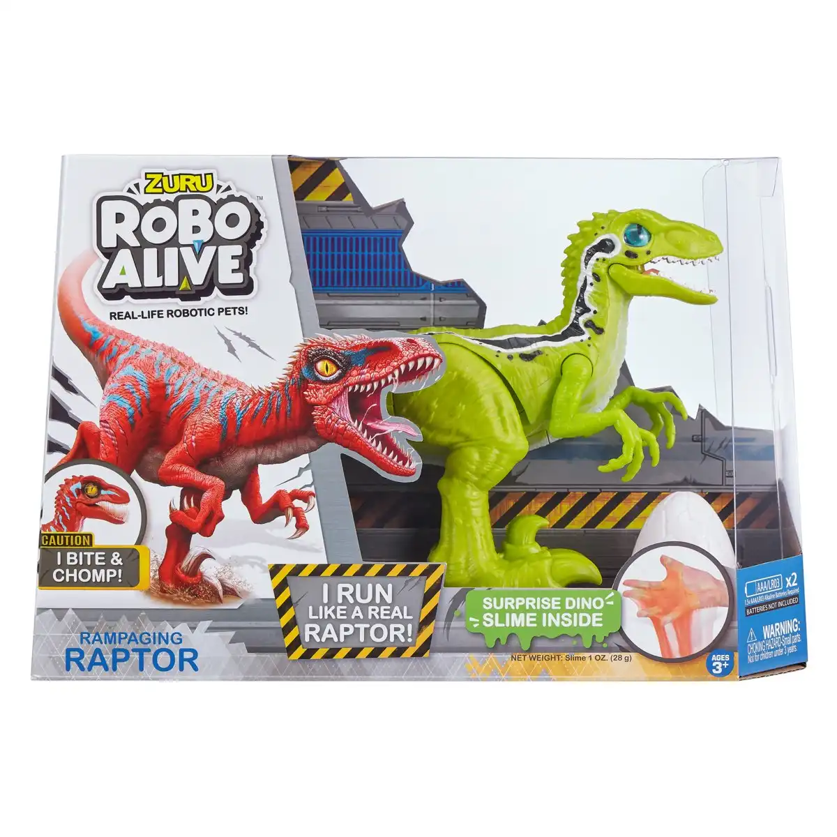 Robo Alive Robotic Rampaging Raptor With Slime Assortment