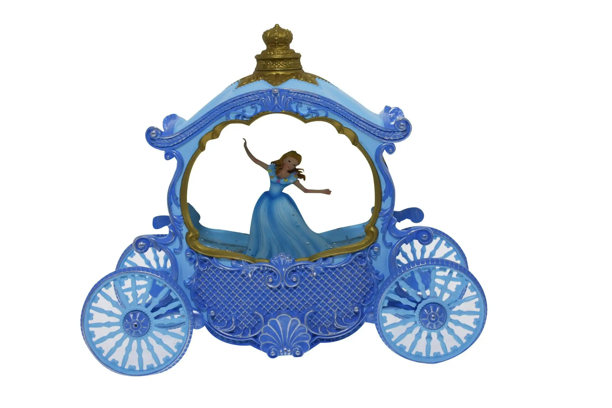 Cotton Candy - Xmas Lantern Blue Princess Carriage