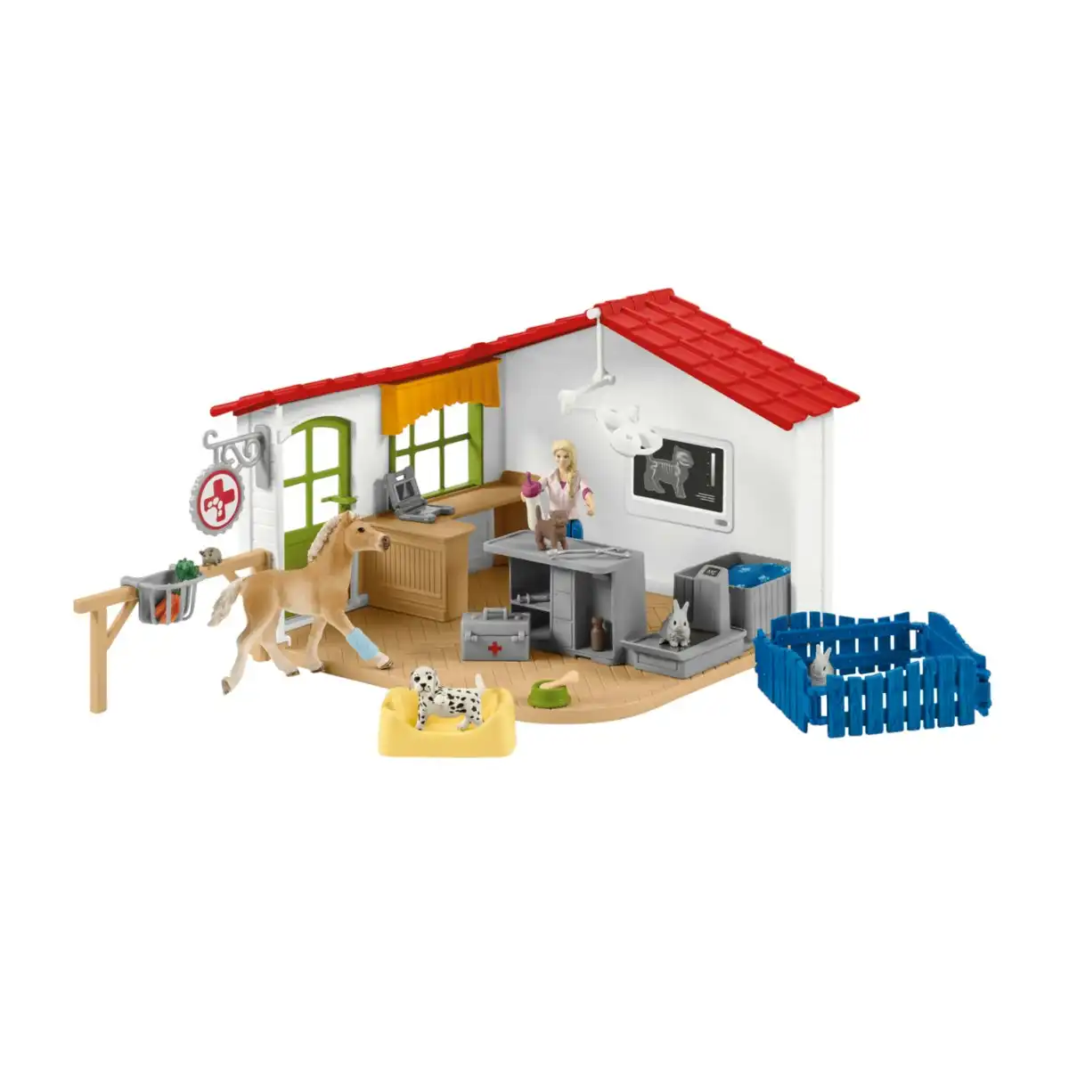 Schleich - Veterinarian Practice With Pets Animal Playset