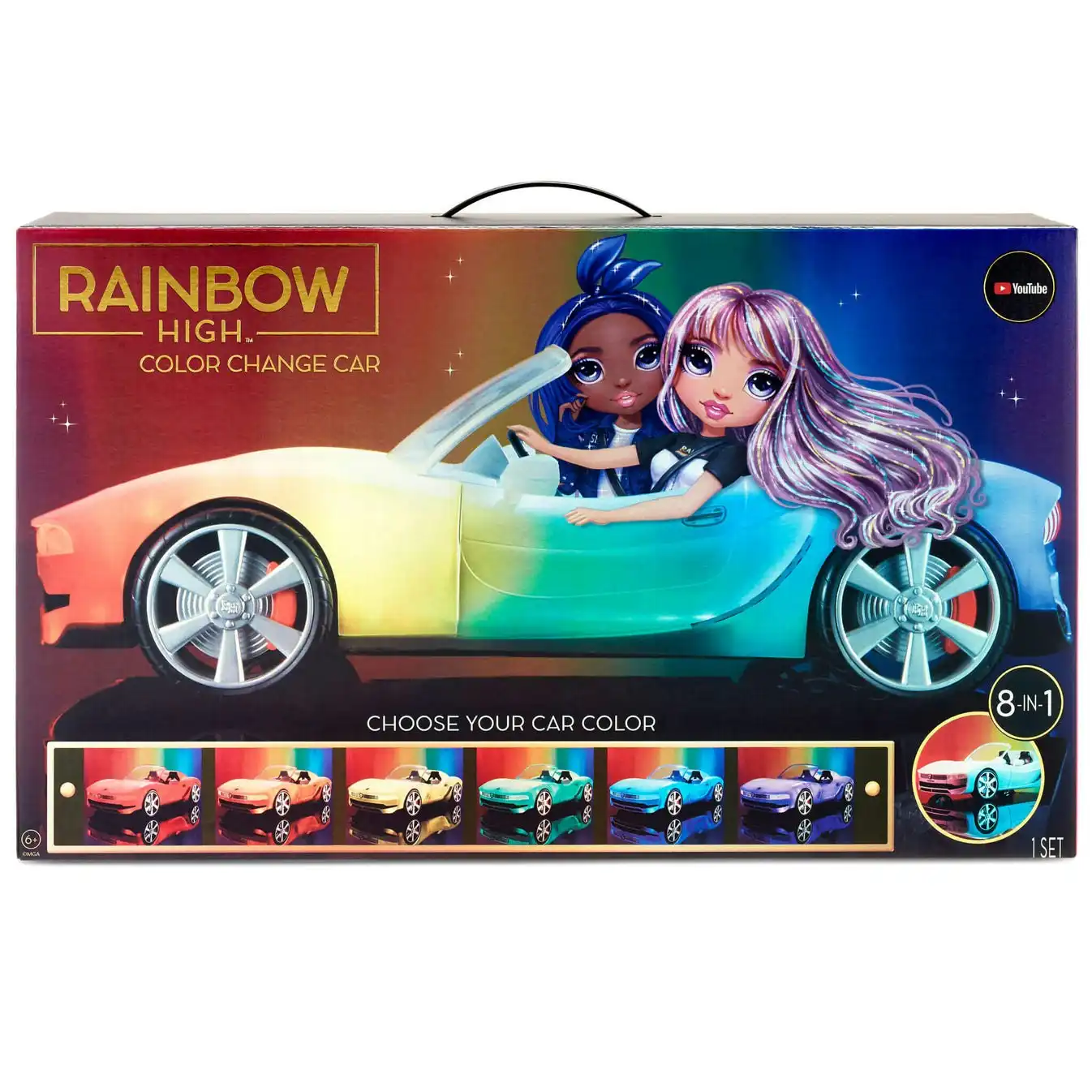 Rainbow High - Convertible Color Change Car