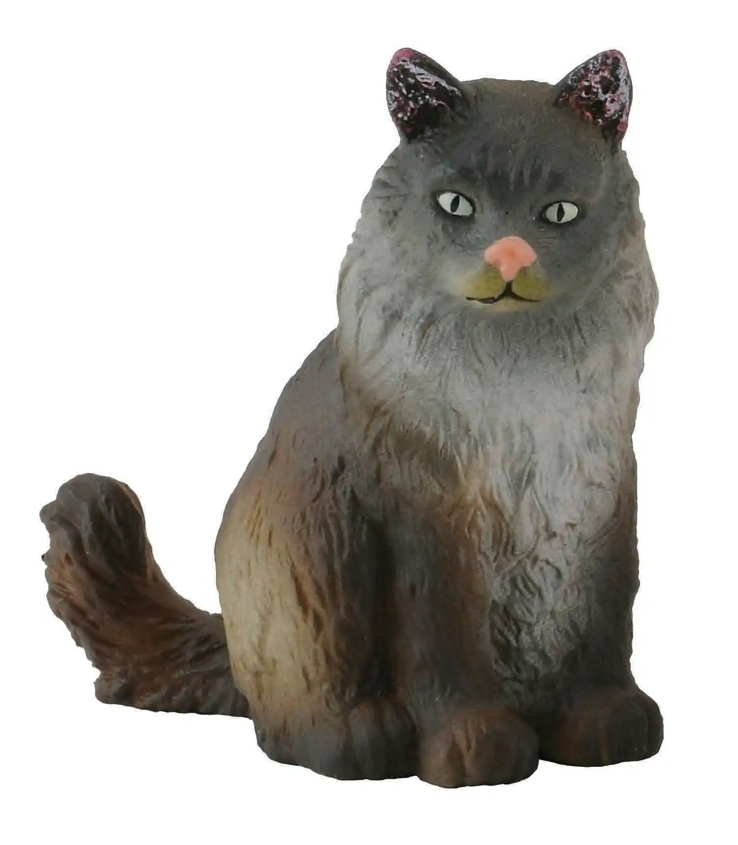 Collecta - Norwegian Forest Cat Sitting Animal Figurine