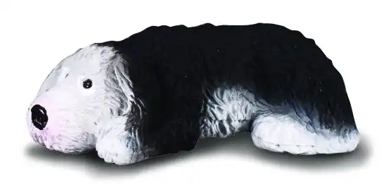 Collecta - Old English Sheepdog Puppy Animal Figurine