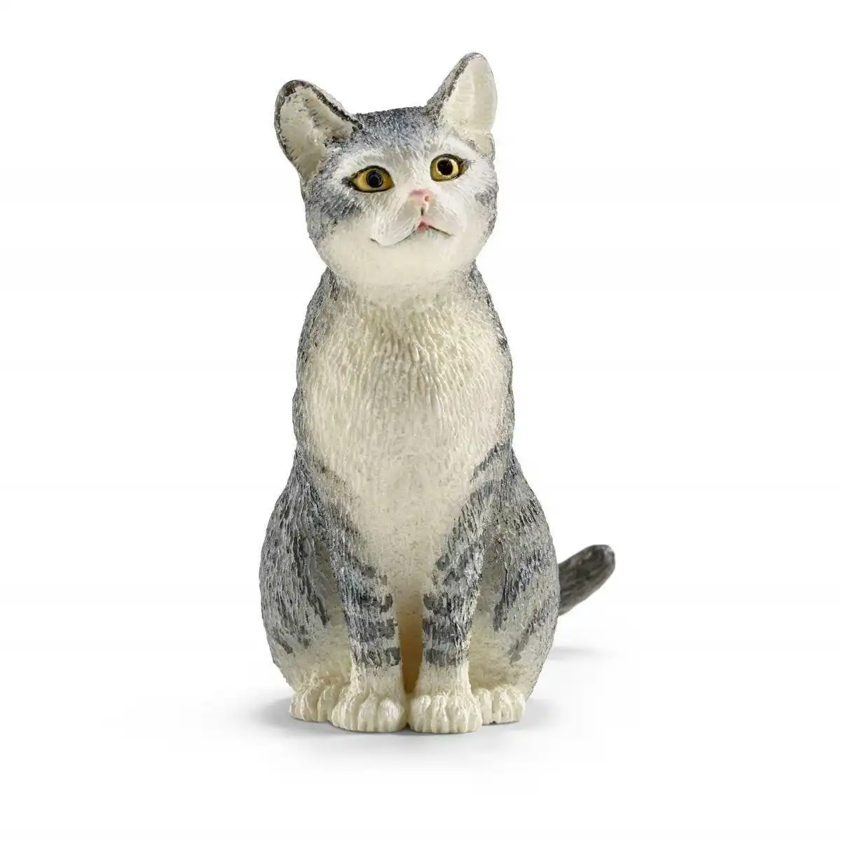 Schleich - Cat Sitting  Farm World Animal Figurine