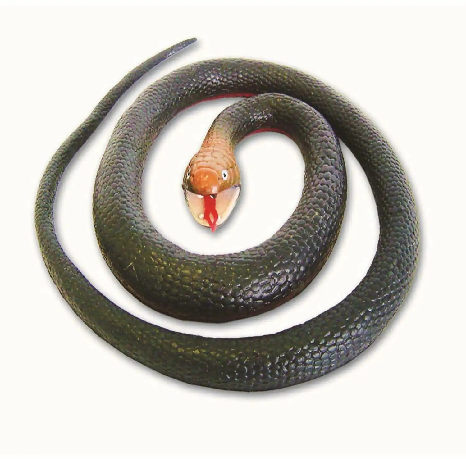 Wild Republic - Rubber Snake Red Bellied Black 46''