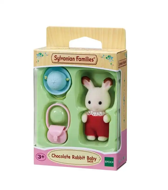Sylvanian Families - Chocolate Rabbit Baby V2 Animal Doll Playset