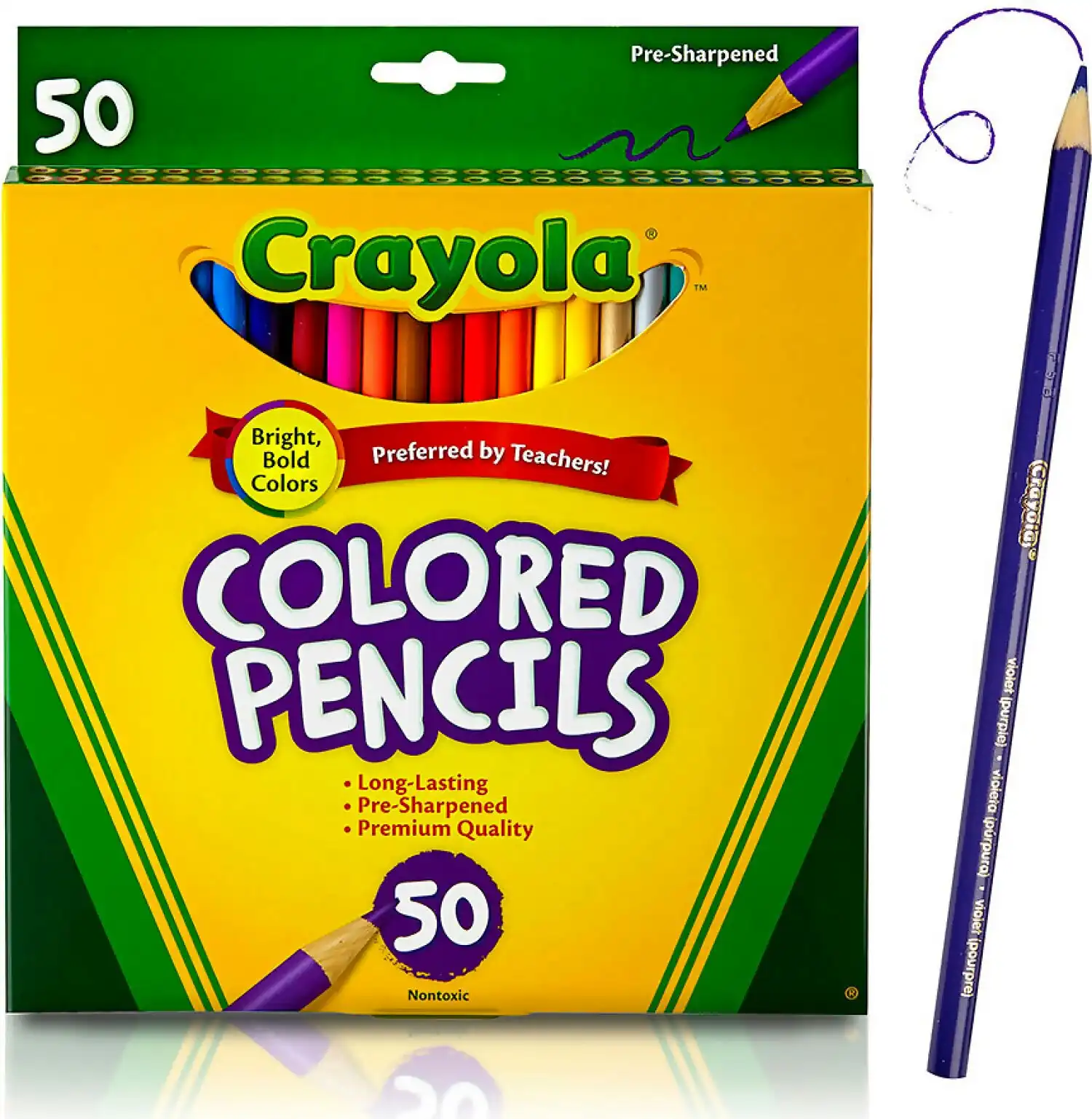 Crayola - Coloured Pencils - 50 Count