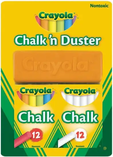 Crayola - Chalk N Duster Blister Pack