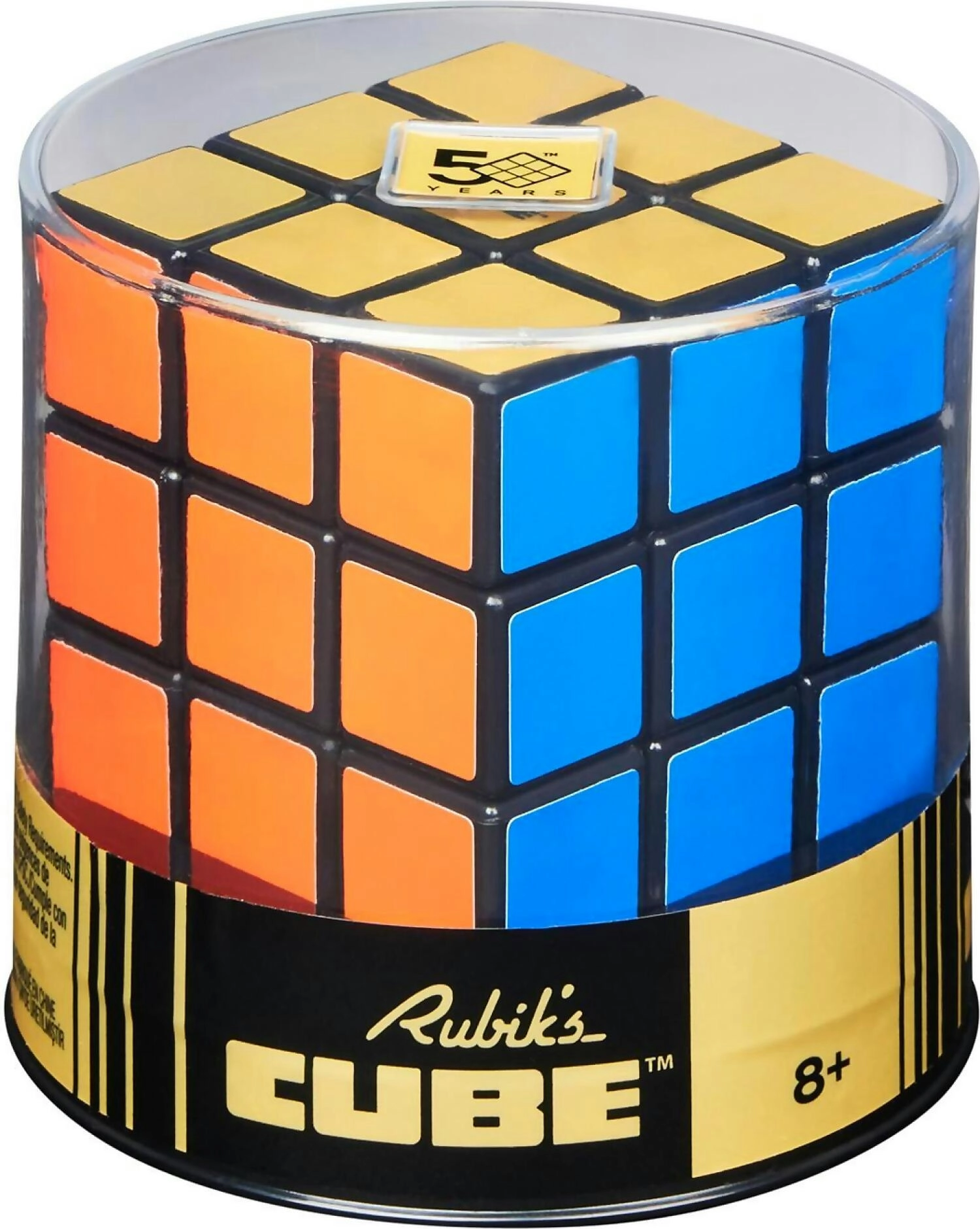 Rubik's - Special Retro 50th Anniversary Edition Original 3x3 Rubiks Cube